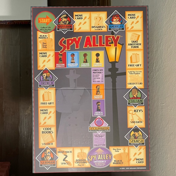 Spy Alley Board Game (The Game of Suspense and Intrigue!) - Picture 4 of 6